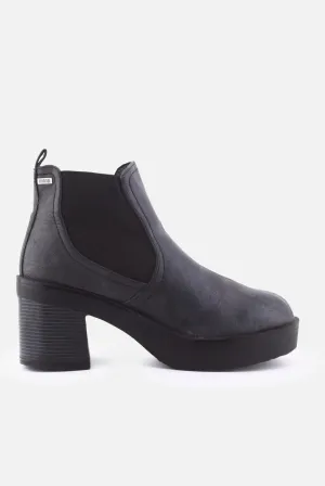 Mtng Stretchable Platform Boots | 100% Authentic Leather