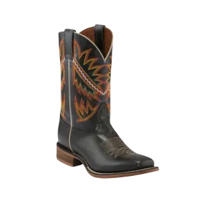 Nocona Men's Deputy Western Square Toe Black Boots