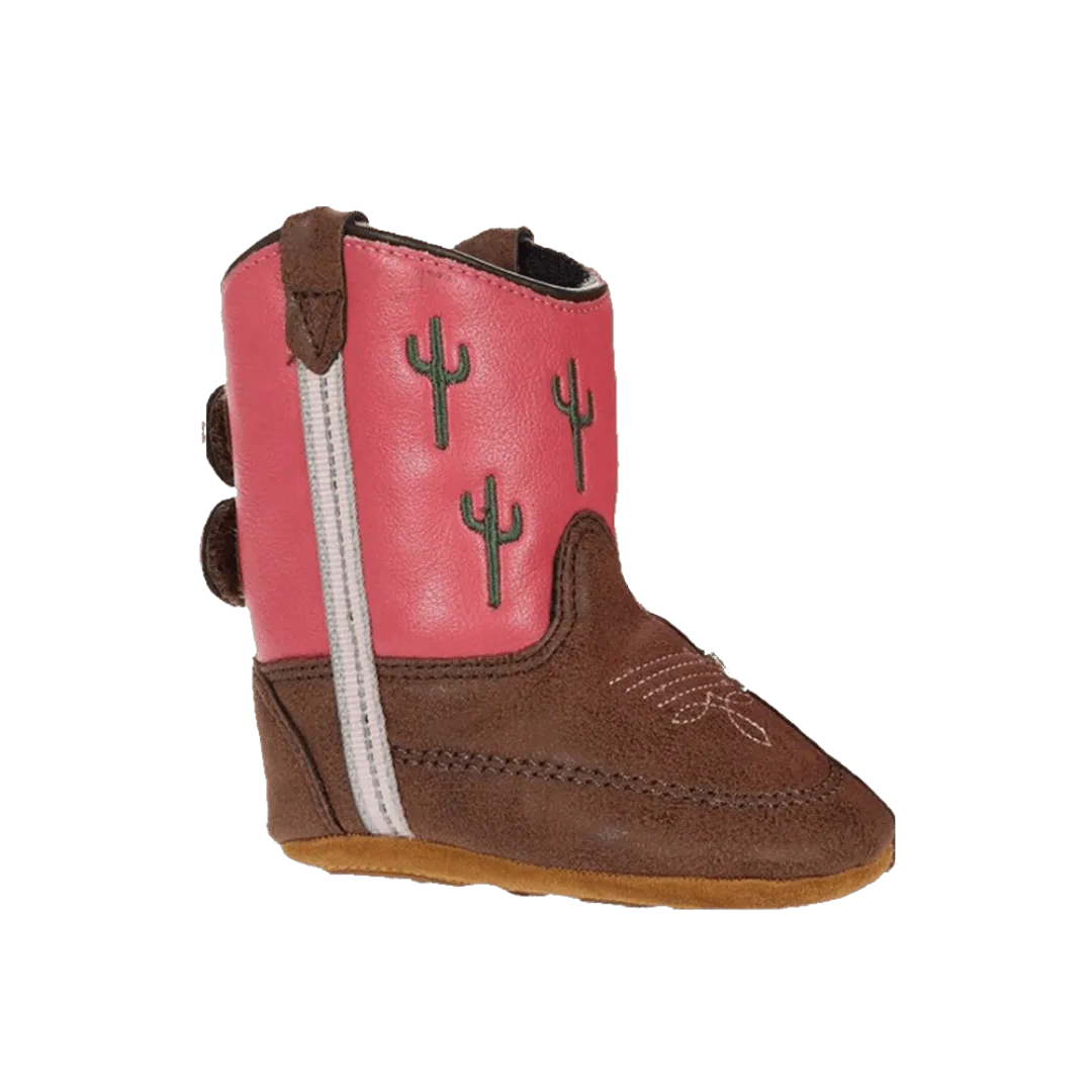 Old West Kid's Poppets Brown Boot