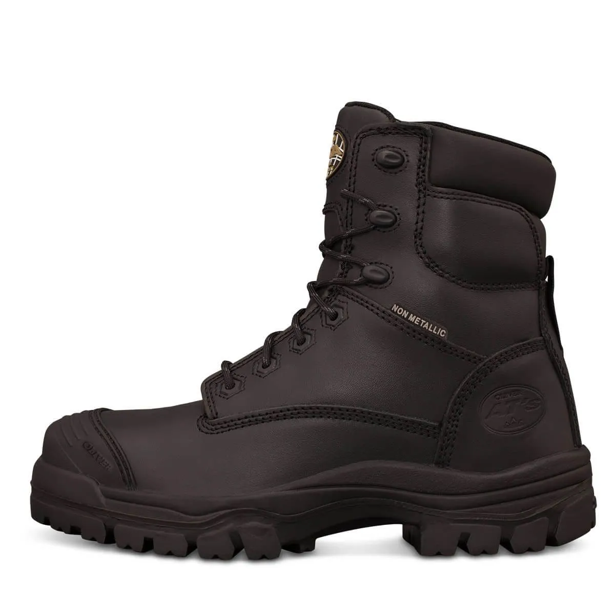 Oliver 45645Z 150MM Black Zip Sided Boot