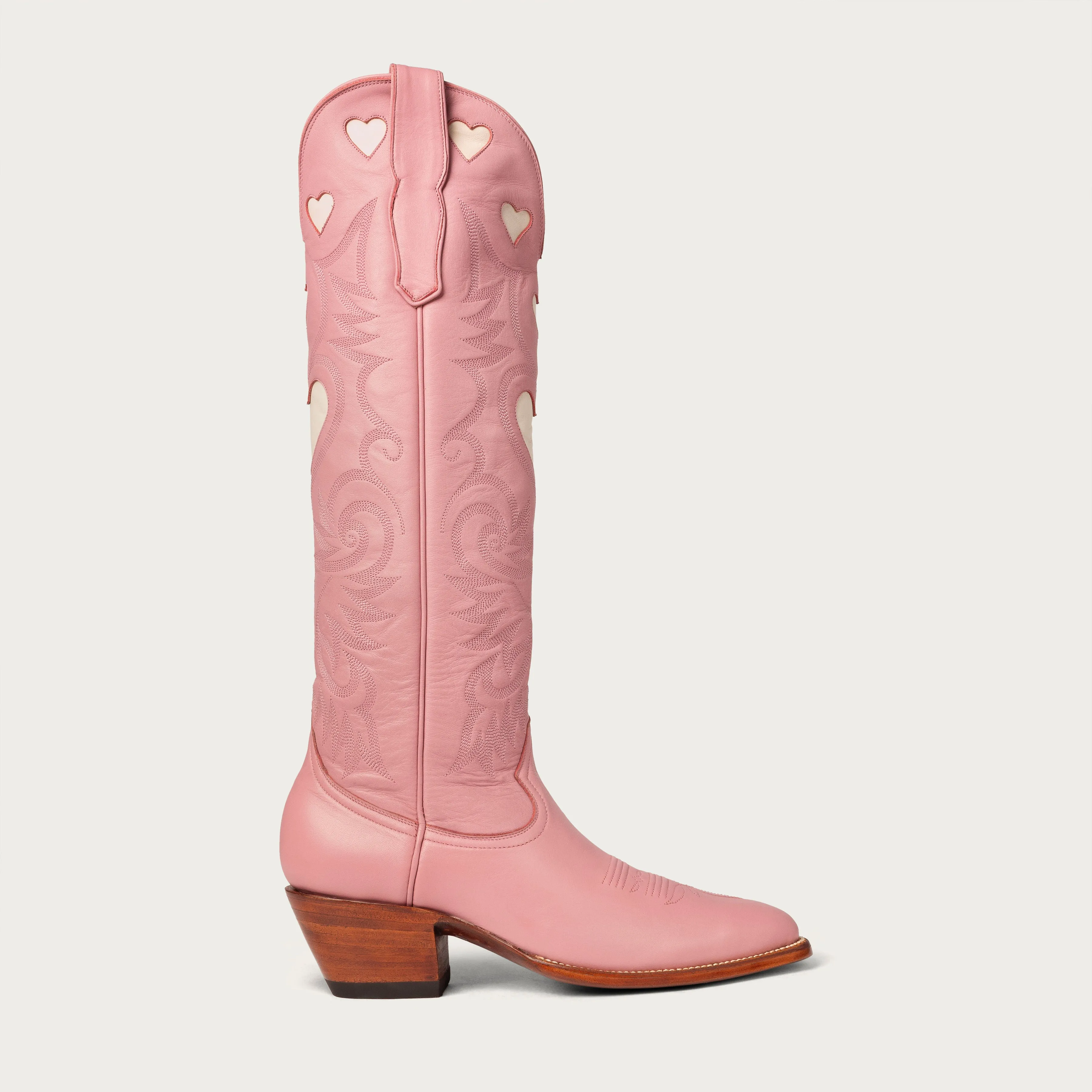 Pink & Bone Heart Boot