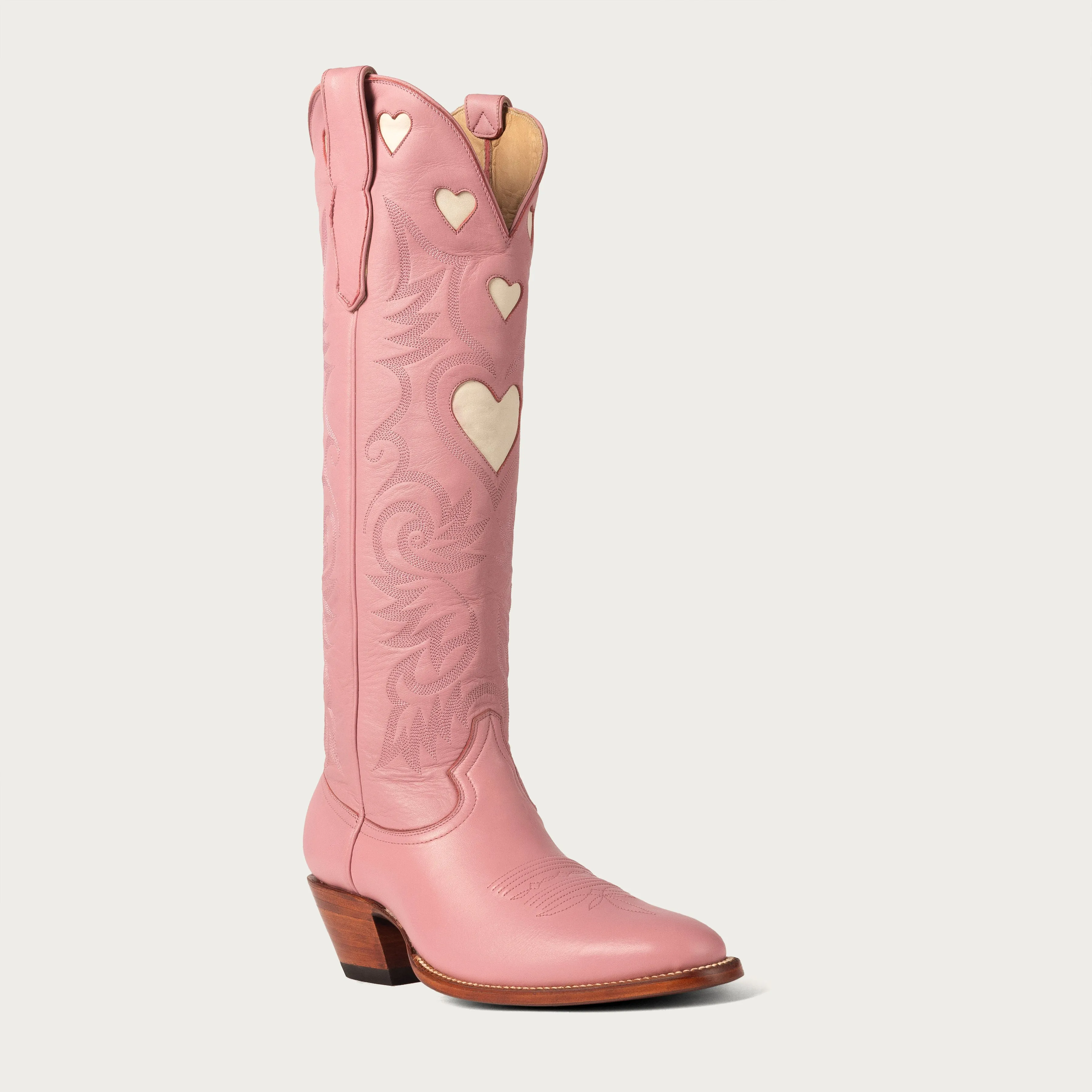 Pink & Bone Heart Boot