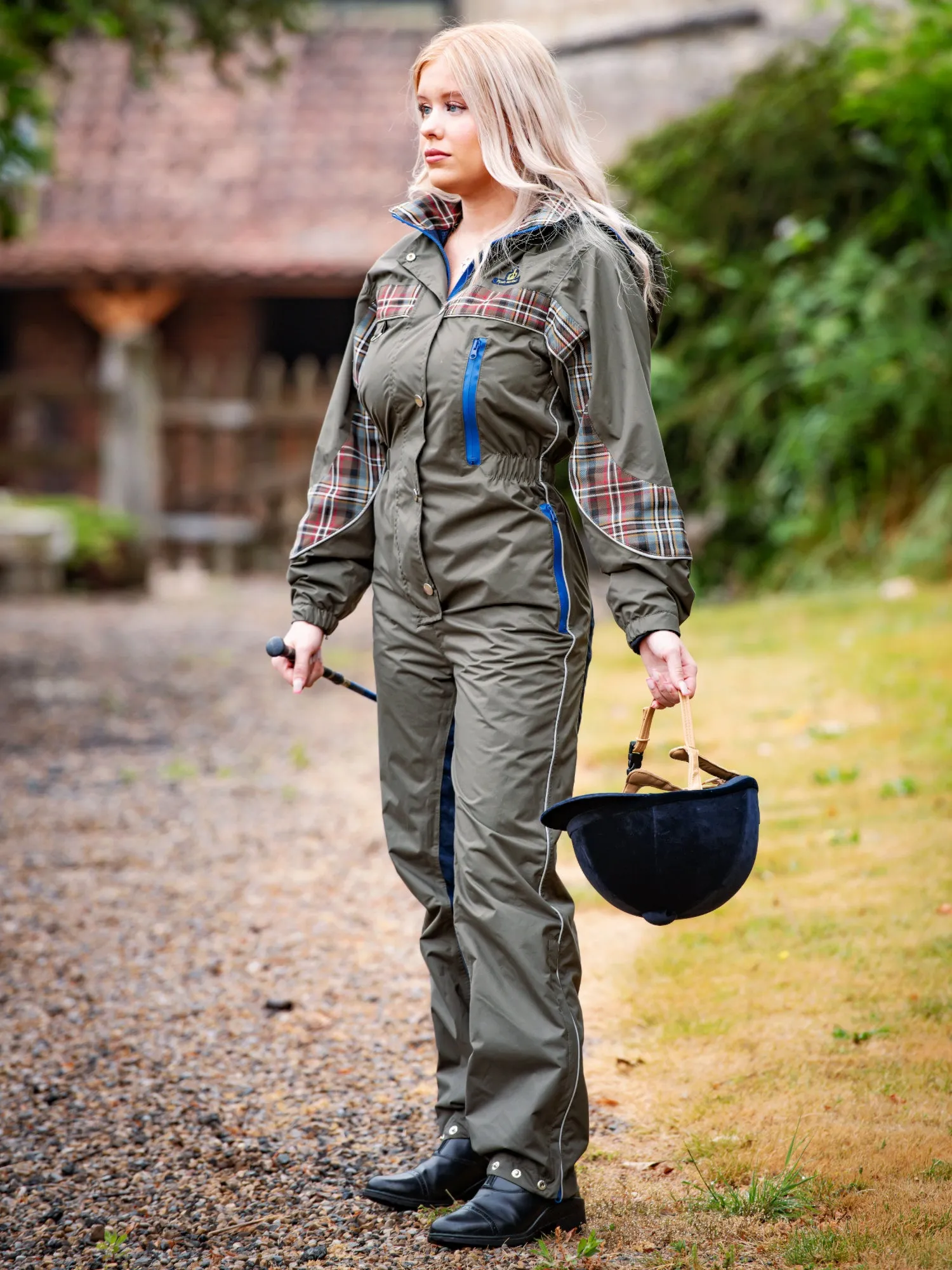 PRIDE OF YORKSHIRE TARTAN Lightweight Posh Muckerz® Ladies Coveralls