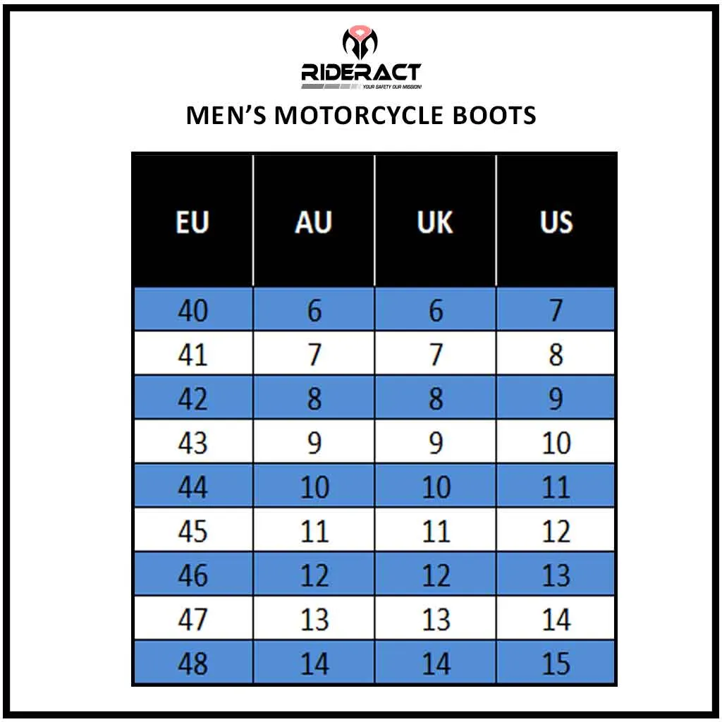 RIDERACT® Motorcycle Boots Digger Motorbike Boots for Men