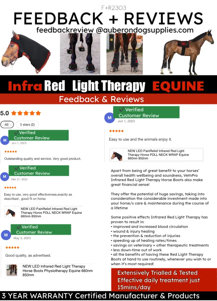 SALE SALE REDUCED!! Equine Infrared Pro Range Red Light Therapy Hoof Boots Wireless BUILT IN battery