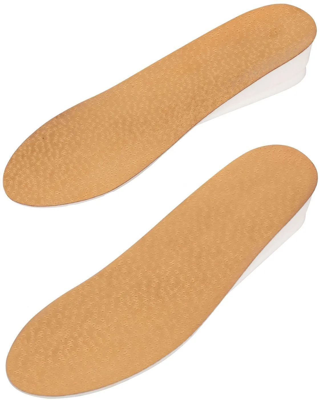 Sheepskin Leather Adjustable Height Increase Elevator Insoles - Adjustable 3.8 CM | 1.5 INCH Taller - IK306