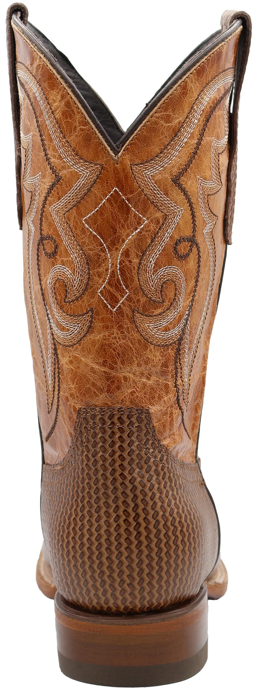 Silverton Arkansas All Leather Wide Square Toe Boots (Honey)