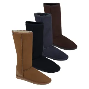 Tall Sheepskin Boots: Full Calf Classic EVA