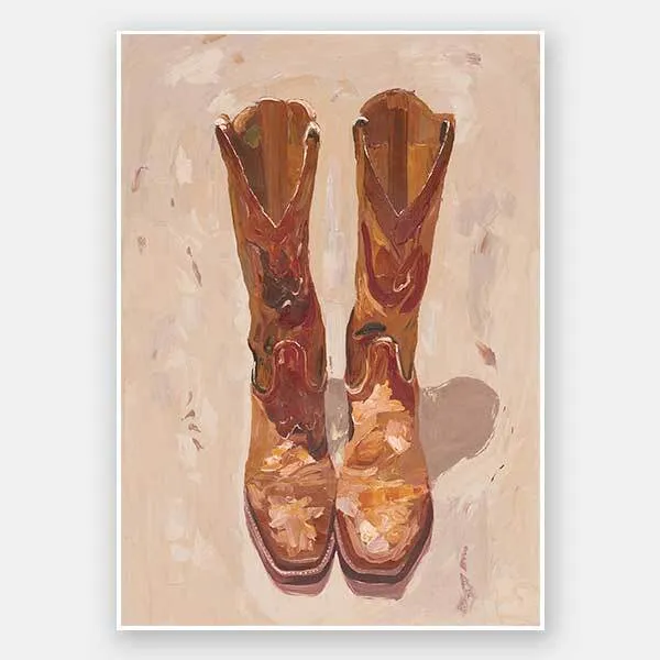 These Boots Were Made For Walking Unframed Art Print