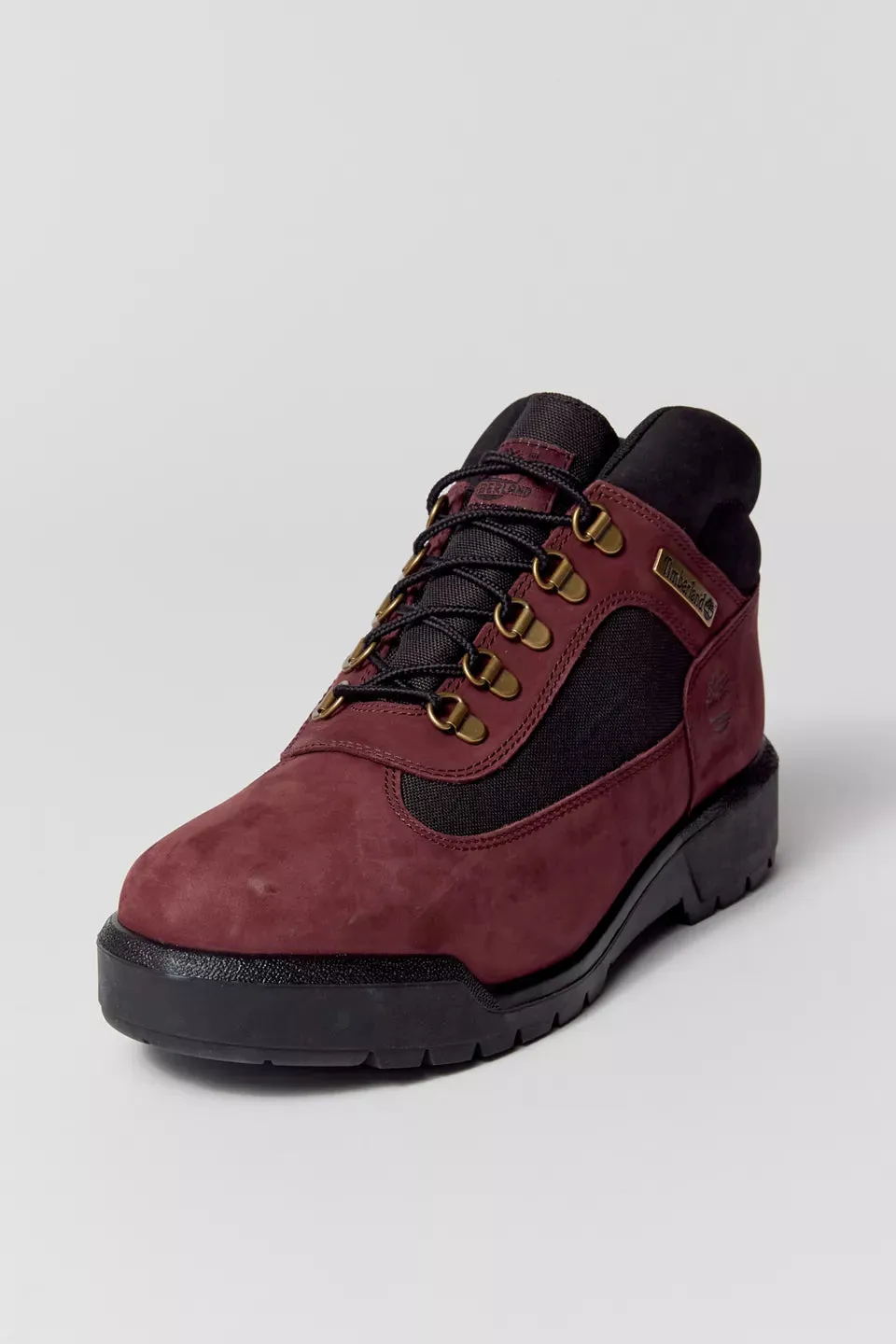 Timberland FIELD BOOT WP L/F MID Men’s -BURGUNDY NUBUCK