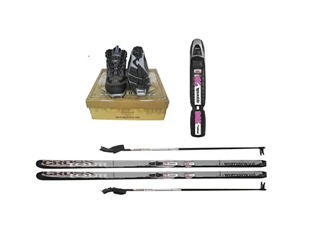 timeless Adult NNN Cross Country Ski Package, 207cm (for Skiers 180 lbs. & Up)