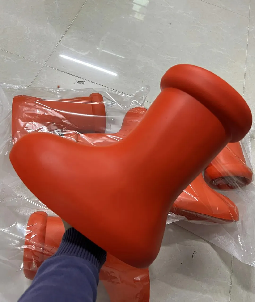 Trendy Cartoon Inspired Big Red Boots