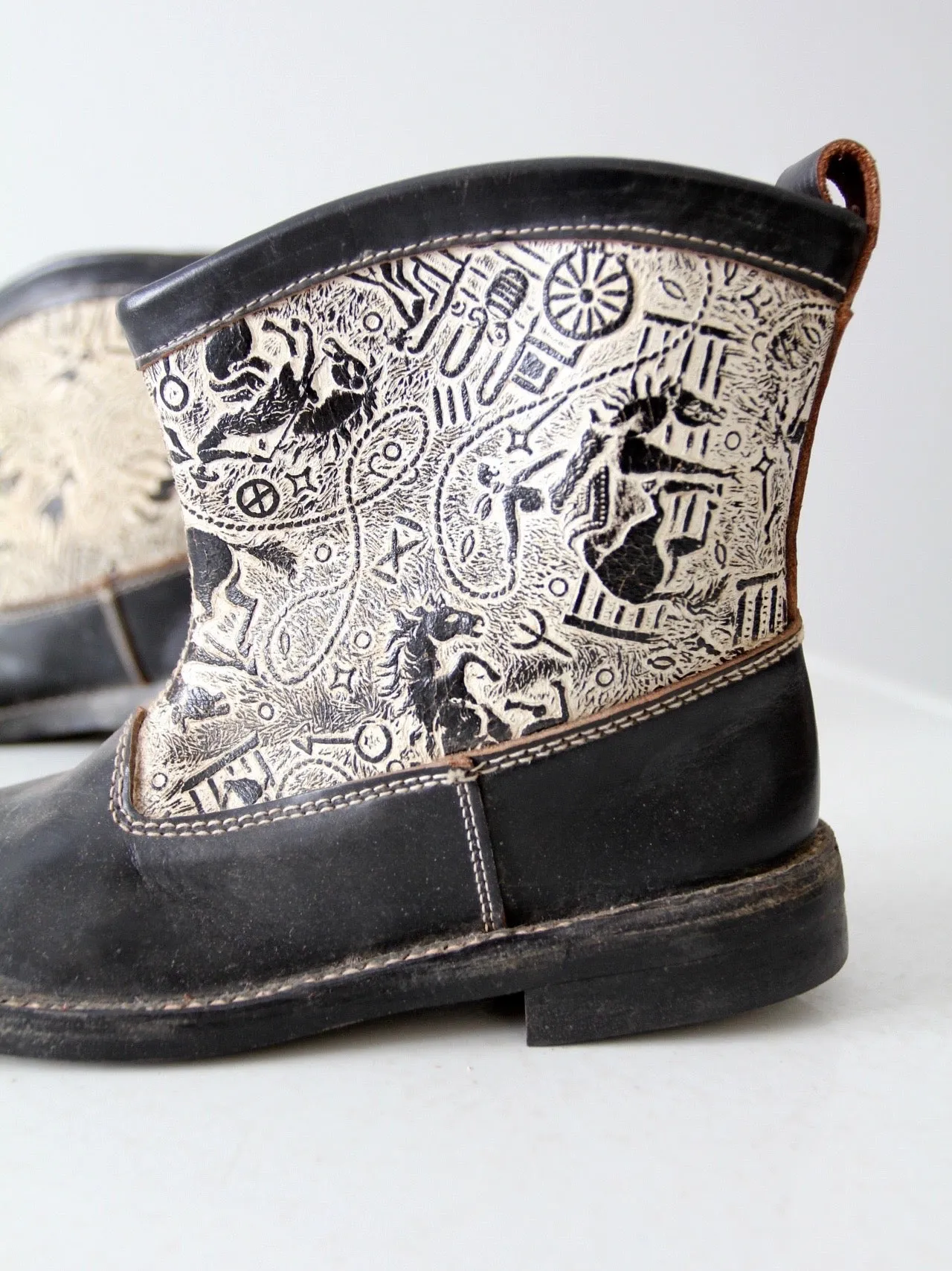 vintage kids western boots